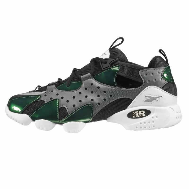Tenisi Reebok 3d Op. 98 Barbati Gri/Verzi/Negrii/Albi Romania XM6448BI